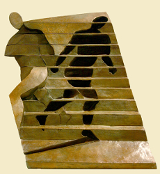 Double Shadow I | 12.5” x 25" x 7.5" | Bronze